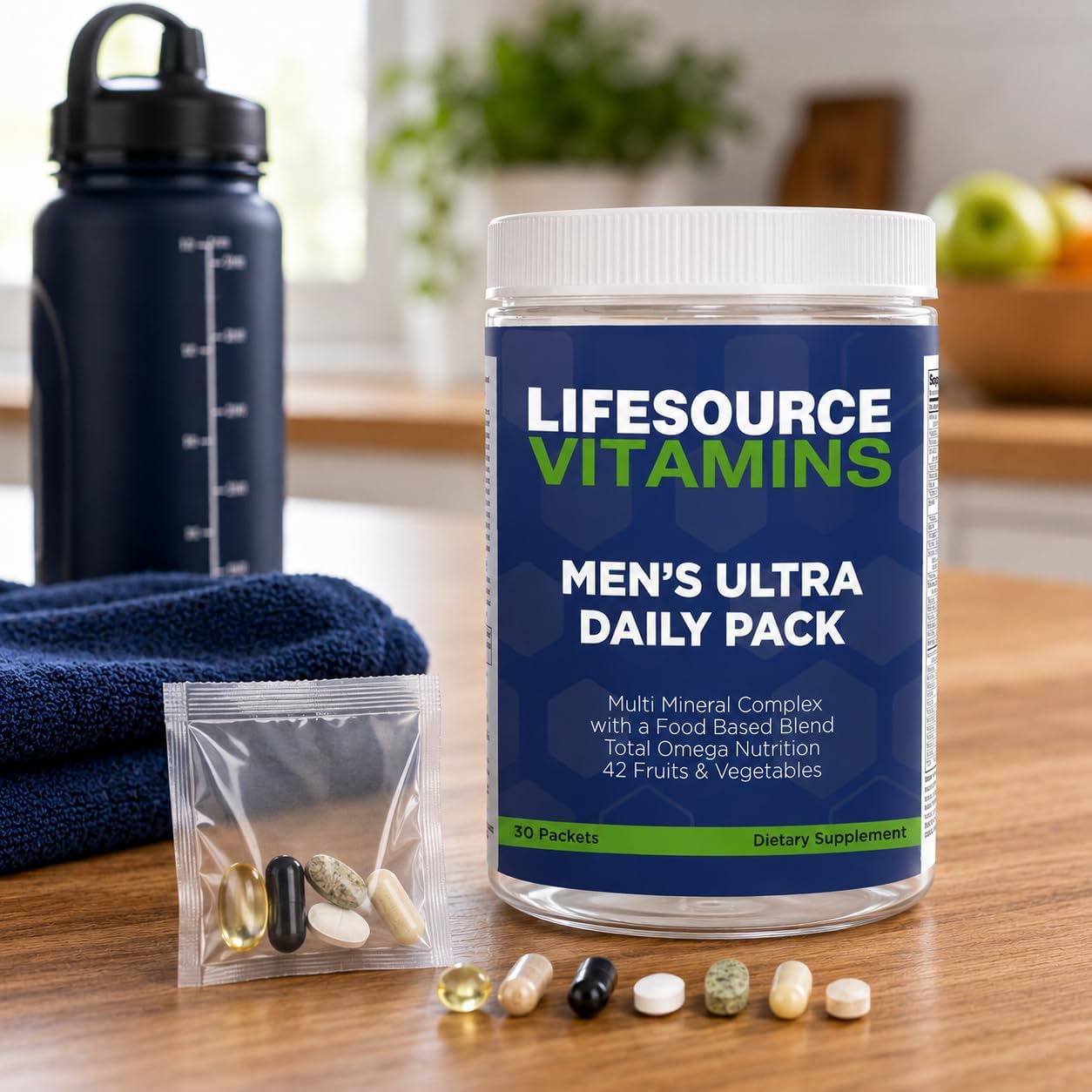 LifeSource Vitamins Men's Ultra All in One Daily Pack