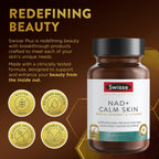 Swisse Plus NAD+ Calm Skin - Suplemento NAD+ para piel calmada - 30 cápsulas