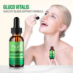 Gluco Vitalis Healthy Formula – Gotas Líquidas Extra Fuertes (Pack de 3 – Suministro para 3 Meses)