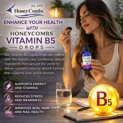 Vitamina B5 Líquida 50 mg – Ácido – Rendimiento mental normal: Favorece un rendimiento mental adecuado. – Image 3