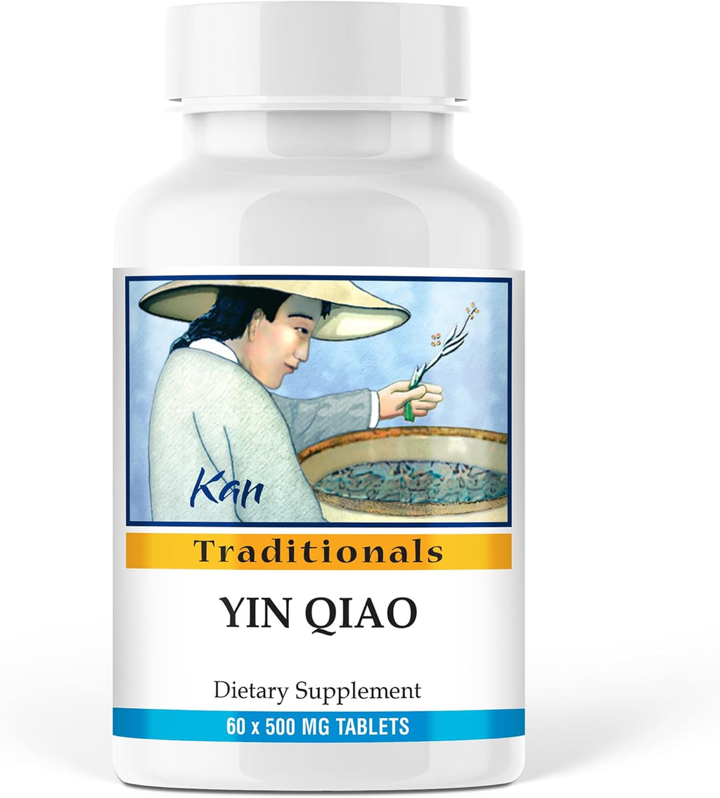 Kan Herbs Yin Qiao – Fórmula Herbal Tradicional China, 120 Comprimidos