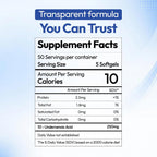 Ácido Undecilénico 250 mg, 250 Cápsulas Blandas – Suplemento de Ácido Graso para el Equilibrio de la Flora Intestinal y Vaginal