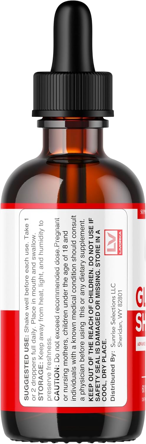 (5 Pack) Glycogen Shield Pro - Gotas de Glycogen Shield Pro, Gotas de GlycogenShield Pro, Soporte GlycogenShield Pro, Soporte Glycogen Shield Pro, Suplemento Glycogen Shield Pro, 5 Botellas para 150 Días