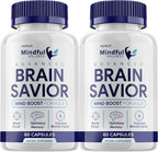 Mindful Wellness Advanced Brain Savior - 2 Pack (120 Cápsulas)