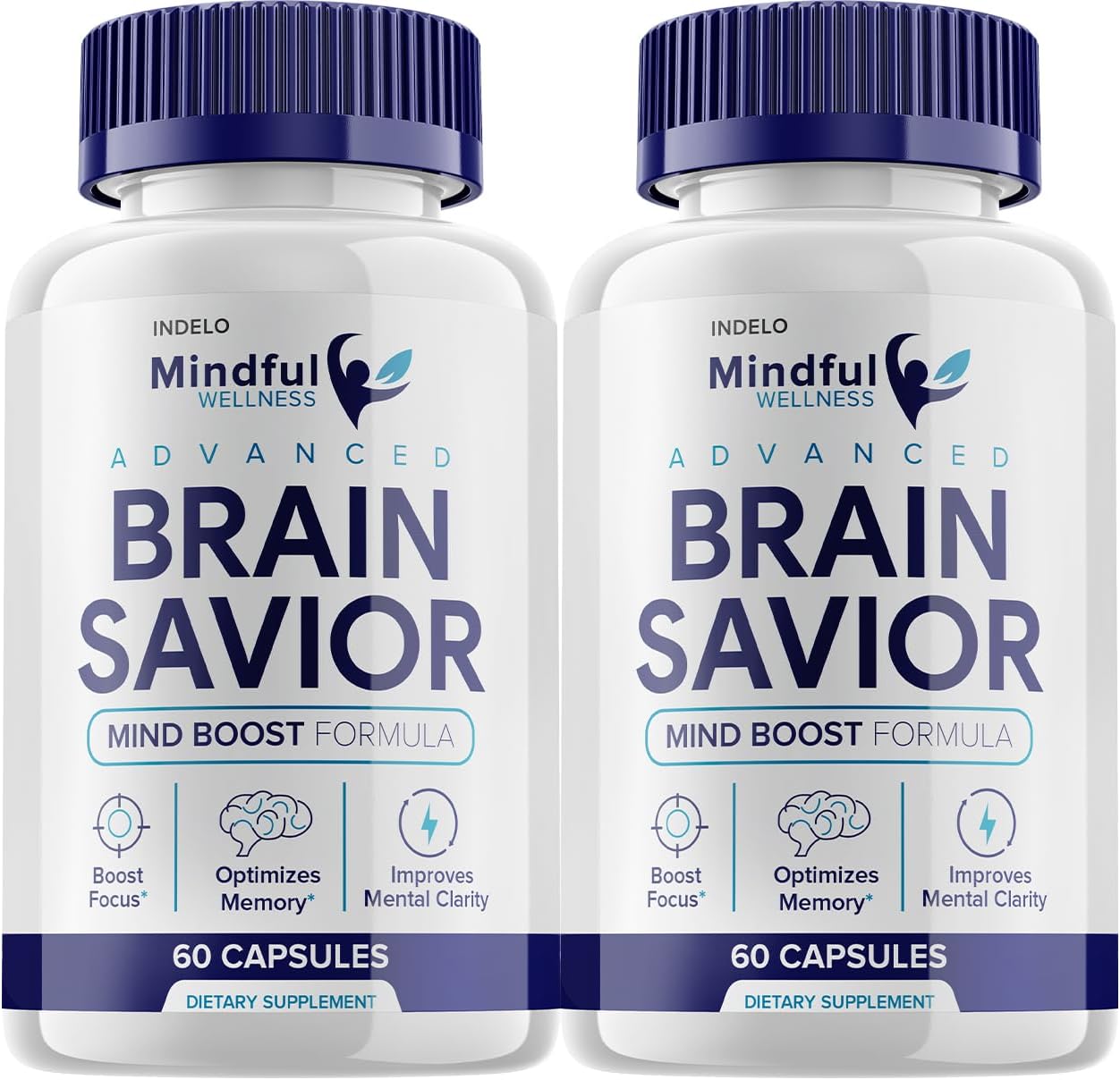 Mindful Wellness Advanced Brain Savior - 2 Pack (120 Cápsulas)
