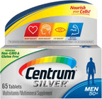Centrum Silver Hombres 50+ Multivitaminas - 65 Comprimidos