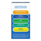 Ocuvite 50+ Complemento Alimenticio para la Visión con Omega-3, Zinc, Vitaminas C y E, Luteína y Zeaxantina - 50 Cápsulas Blandas