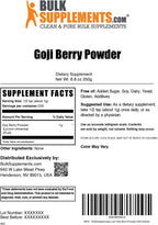 Wolfberry Extract Powder - Goji Berry Supplement, Vegan & Gluten-Free, 250g