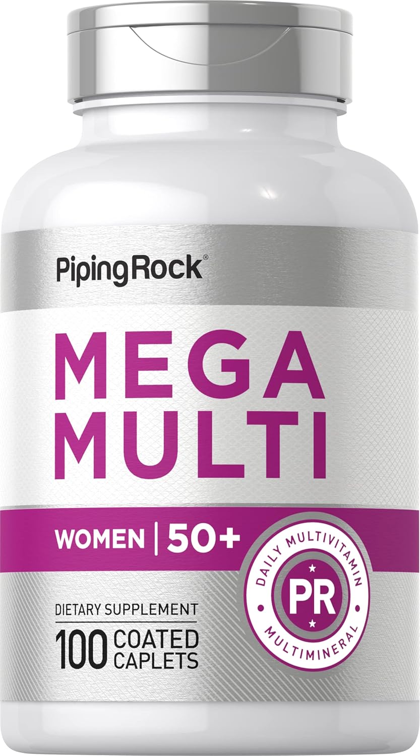 Piping Rock Multivitamínico para Mujeres 50 Plus - 100 Comprimidos Recubiertos