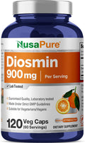 NusaPure Diosmin 900mg - 120 Cápsulas Veganas