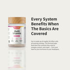 Snap Supplements Multivitamínico Diario para Mujeres, 60 Cápsulas