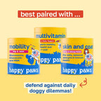 Happy Paws 10-en-1 Multivitamínico para Perros - 100 Chews Sabor Cordero Vegano