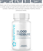 Revive MD Blood Pressure Support - Complejo para la tensión arterial y salud cardiovascular (180 cápsulas veganas)