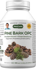 ANDREW LESSMAN Pine Bark OPC Anti-Oxidant Extracts - 60 Cápsulas