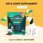 Suplemento para cadera y articulaciones para perros con probióticos, prebióticos y Omega 3 de salmón salvaje - 120 comprimidos