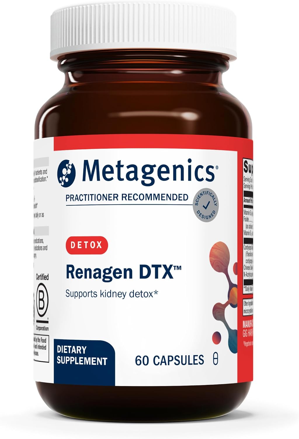 Metagenics Renagen DTX - Apoyo renal y cardiovascular - 60 cápsulas