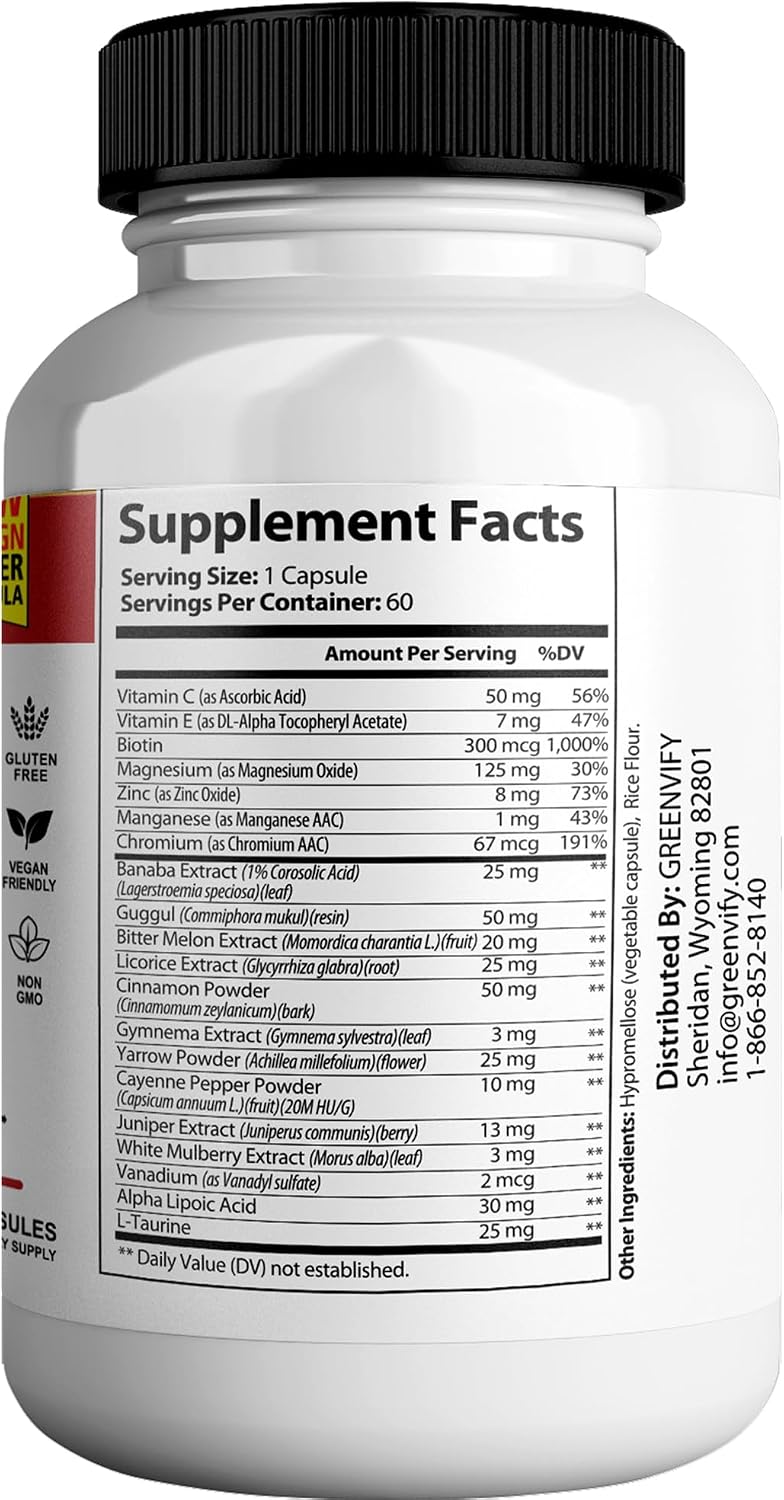 Sweet Relieve Glyco Optimizer - 60 Cápsulas