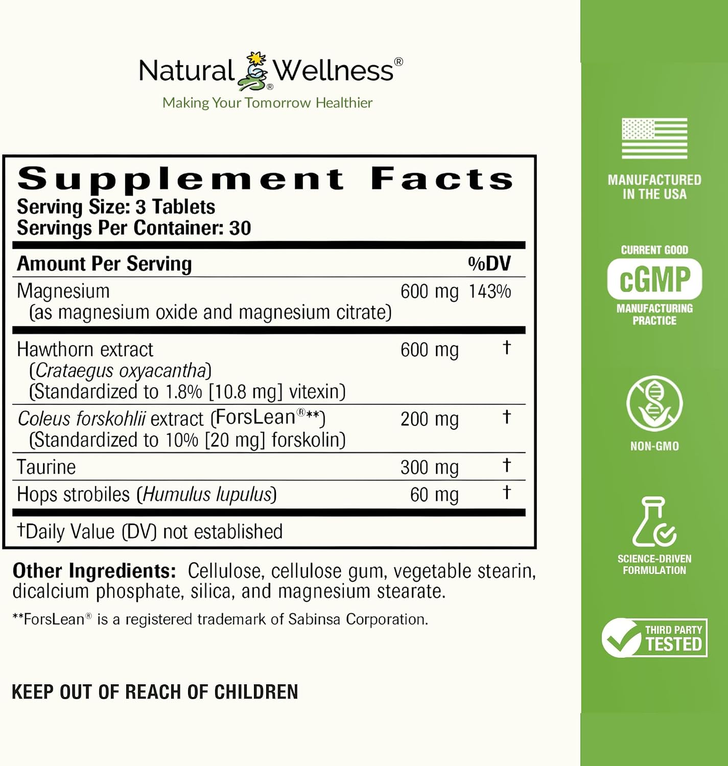 Blood Pressure Complex – Mezcla de hierbas y nutrientes para una tensión arterial saludable, circulación, función cardíaca y apoyo al estrés – 90 comprimidos