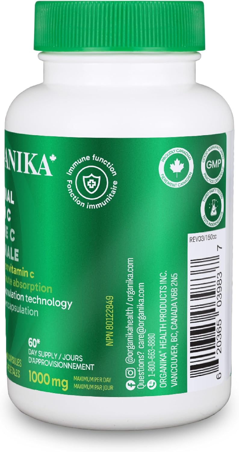 Organika Liposomal Vitamin C, 60 cápsulas
