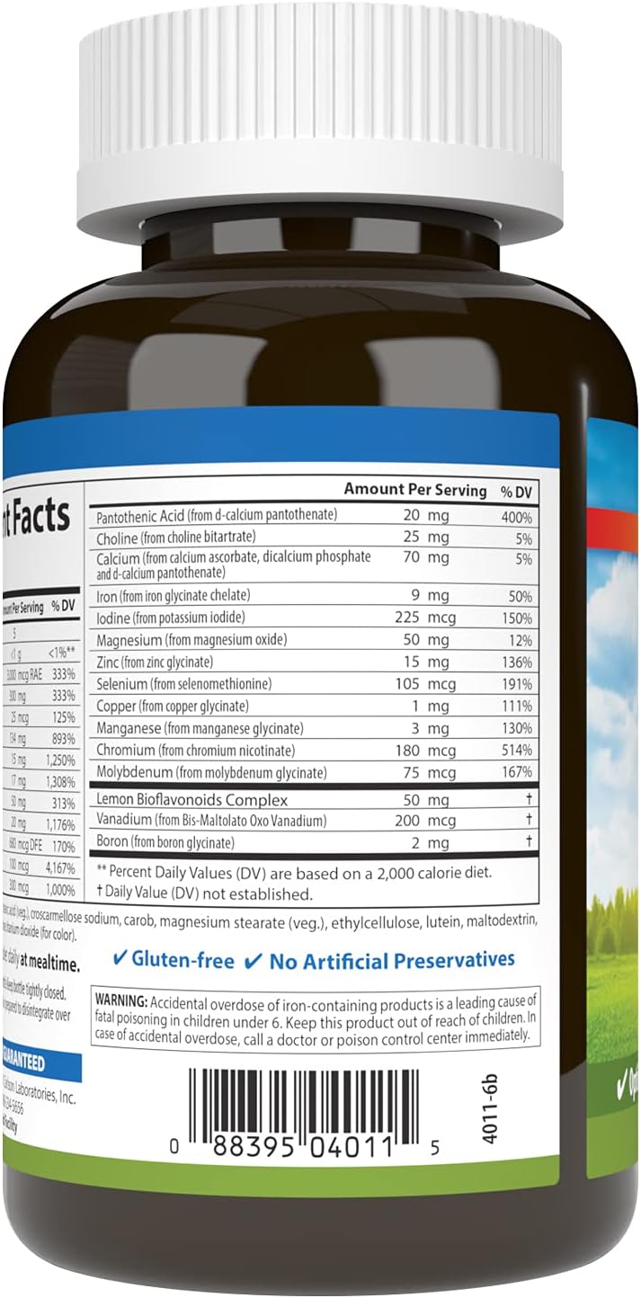 Carlson Super 1 Daily Multivitamínico Vegetal - 120 Comprimidos