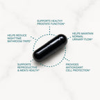 Triple Action Prostate Ultimate Formula – Prostate Supplement with Zinc, Saw Palmetto, Pygeum, Pumpkin, and Phytosterols – 60 Capsules