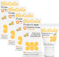 BioGaia Gotas Probióticas Bebé con Vitamina D - Alivio de Cólicos y Gases, Suministro para 50 Días, Seguro para Recién Nacidos, Sin Alérgenos (Paquete de 4)