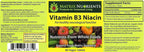 Matrix Nutrients Vitamina B3 Niacina – 100% Orgánico – 60 Comprimidos Veganos