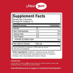 Maxi Health Gominolas de Esteroles Vegetales para el Colesterol – 1200mg de Esteroles y Estanoles – Suplemento Kosher y Sin Gluten – Sabor Naranja (30 unidades)