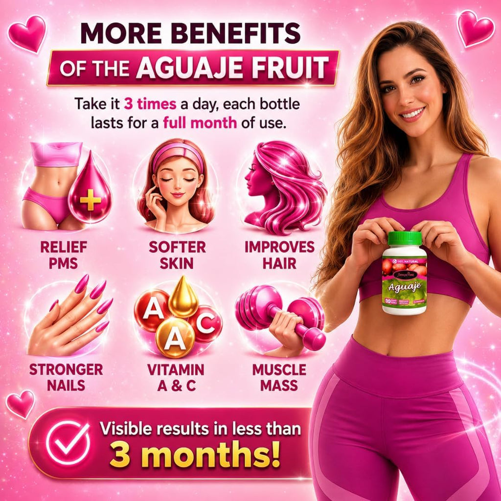 Natural Curves & Hormonal Balance – Cápsulas de Aguaje para Mujer – CurvyFruit – 100 Cápsulas Veganas – Hecho en Perú