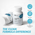 Objective Nutrients Thiamax TTFD Tiamina B1 100mg con Magnesio - 60 Cápsulas