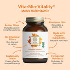 Vita·Min·Vitality Multivitamínico Natural para Hombres (60 Comprimidos)