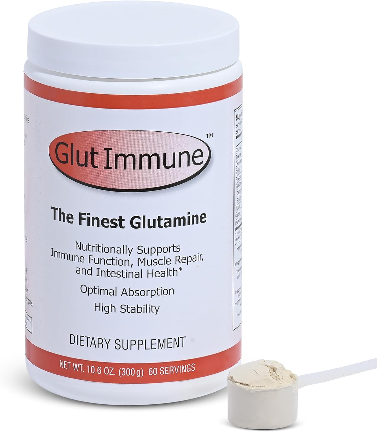 Glut Immune Polvo de Glutamina 300g - Well Wisdom