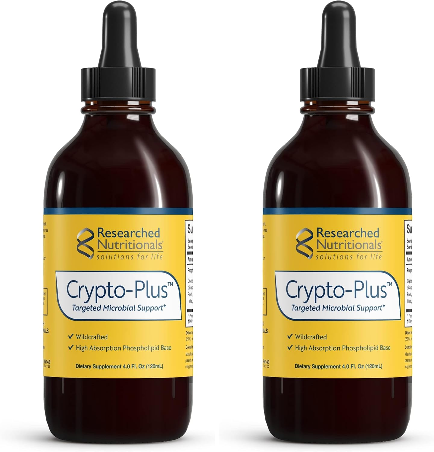 Researched Nutritionals Crypto-Plus - Microbial and Immune Support, 118 ml