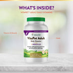 NaturVet VitaPet Adult Daily Vitamins for Dogs With Breath Aid – 60 Comprimidos Masticables