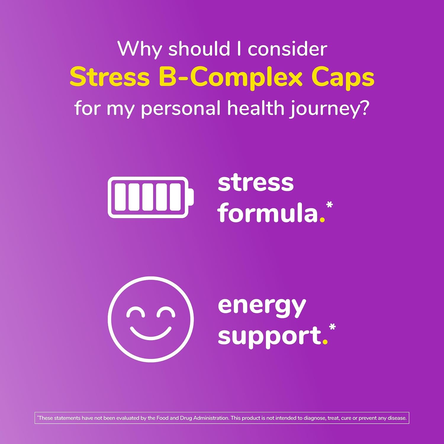 Twinlab Stress B-Complex Caps - 100 Cápsulas (Paquete de 2)