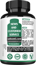 Satoomi NAD Suplemento para Mujeres - Nicotinamida Ribósido Resveratrol 900mg, Quercetina, Cúrcuma, Astrágalo, Ginseng, Vitamina D3, Vitamina C - 60 Cápsulas