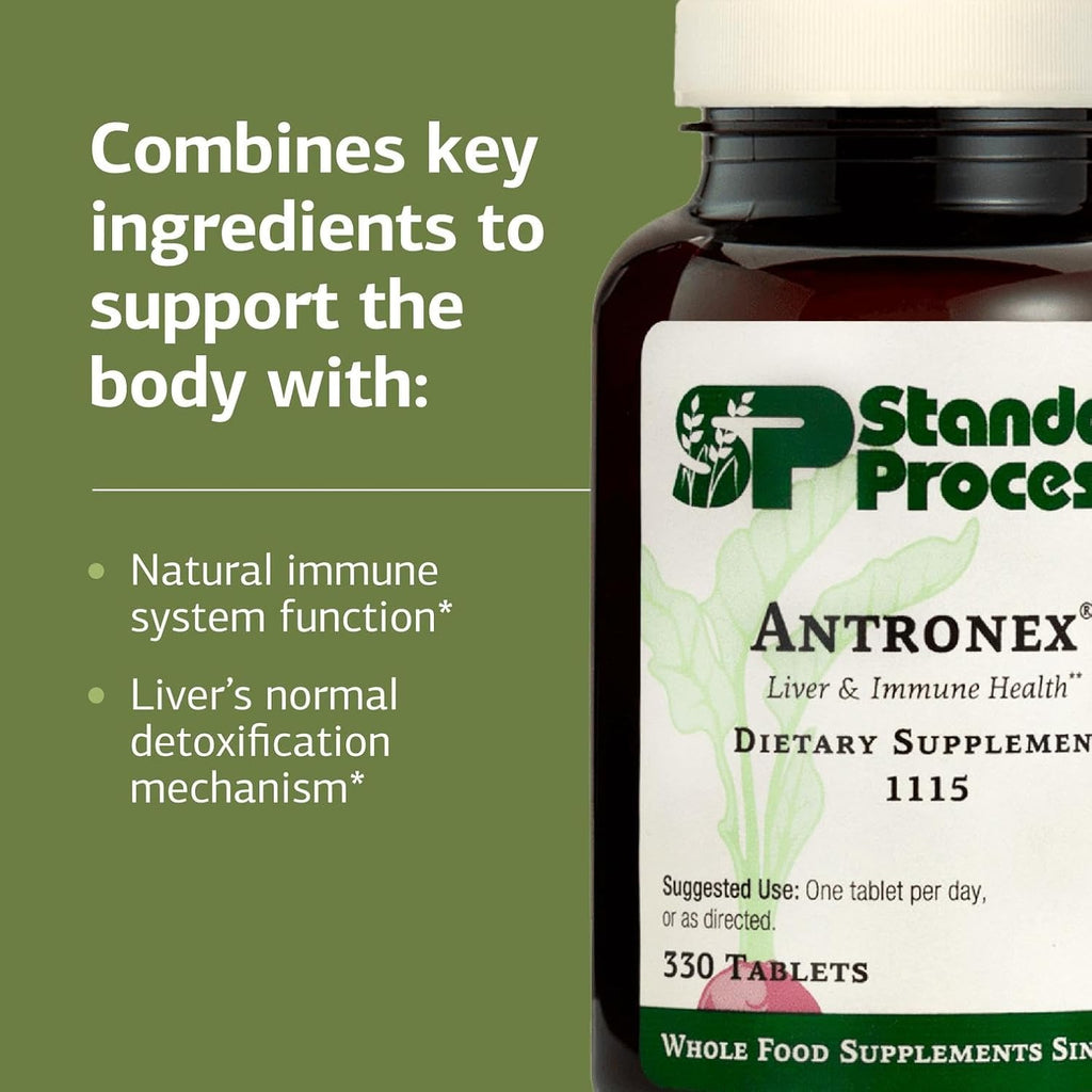 Standard Process Antronex - Suplemento Hepático e Inmunológico - 330 Comprimidos