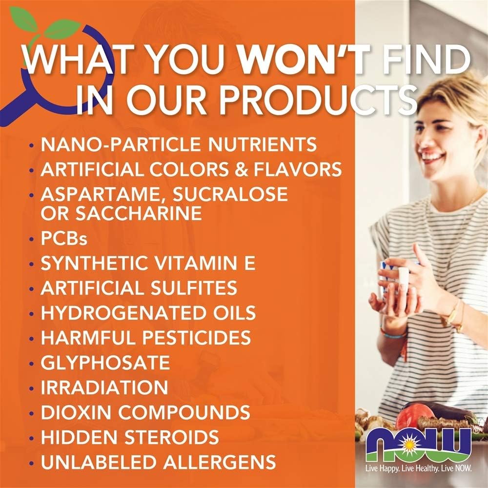 NOW Foods GABA con Vitamina B6, 500 mg, 200 Cápsulas Vegetales
