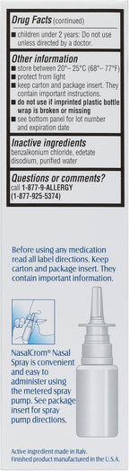 NasalCrom Spray Nasal Control de Síntomas de Alergia | 200 Pulverizaciones | 26 ml (2 unidades)