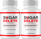 IDEAL PERFORMANCE Sugar Delete Cápsulas - Suplemento para Circulación Saludable y Niveles Estables (2 Paquetes)