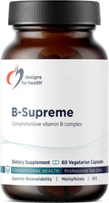 Vitamin B Supreme - Complejo B para el Metabolismo y la Energía - 60 Cápsulas Veganas