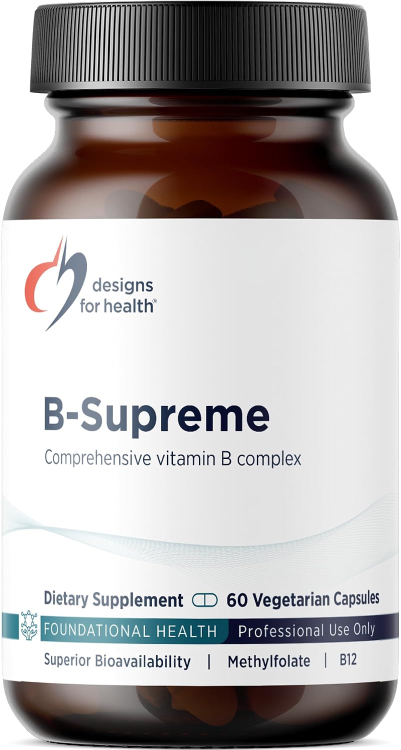 Vitamin B Supreme - Complejo B para el Metabolismo y la Energía - 60 Cápsulas Veganas