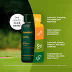 Rooted Owl® Cúrcuma para Perros y Gatos - Suplemento con Curcumina, Piperina y Vitamina C - 60 Cápsulas