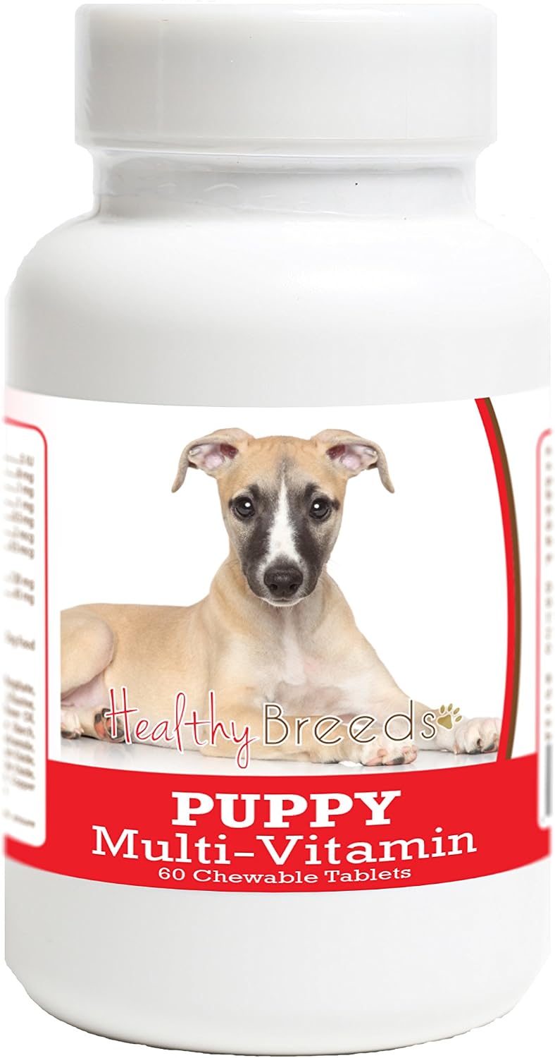 Healthy Breeds Whippet Puppy Dog Multivitamin Tablet 60 Count