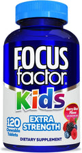 Focus Factor Kids Extra Strength – 120 Comprimidos Masticables