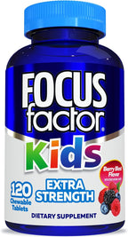 Focus Factor Kids Extra Strength – 120 Comprimidos Masticables
