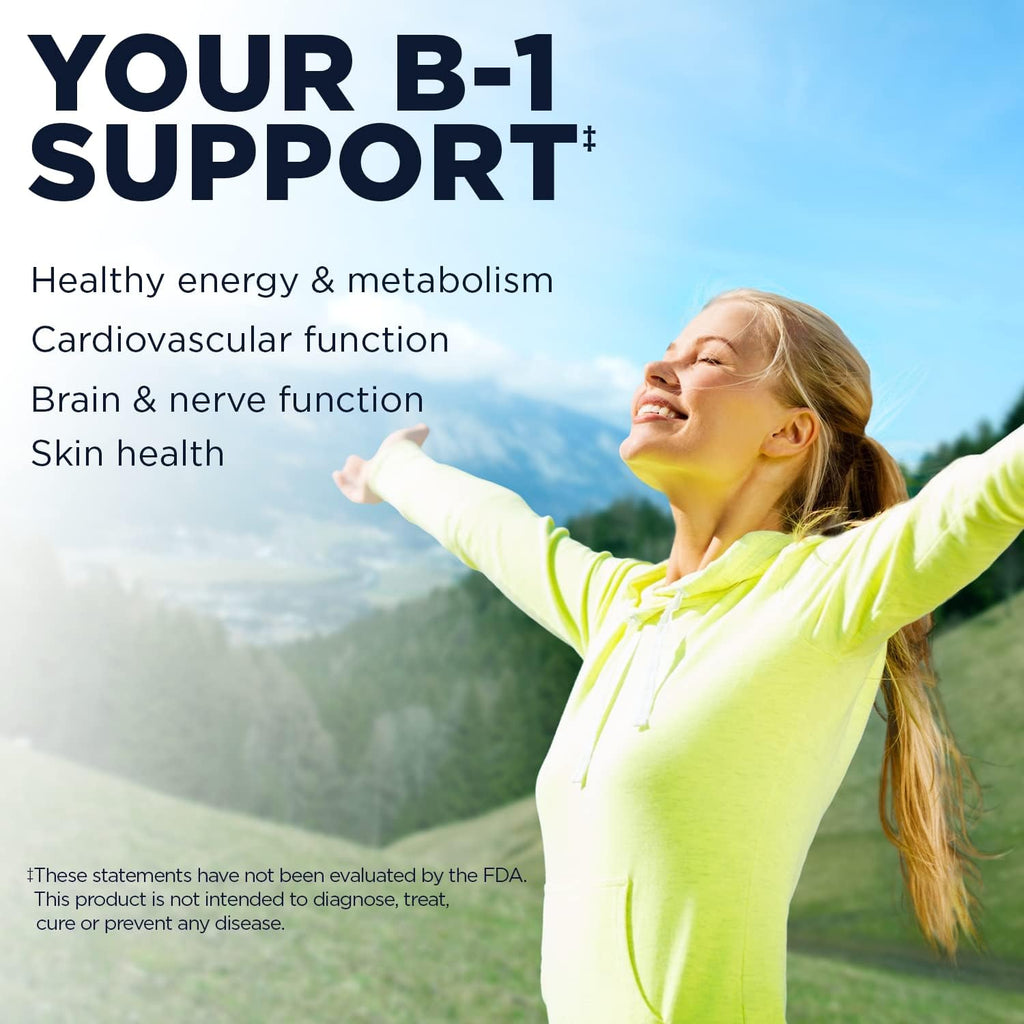 KAL Vitamina B1 100 mg, Tiamina, 100 Comprimidos