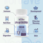Yonrave Calostro Bovino 1300mg - 60% IgG - 60 Cápsulas