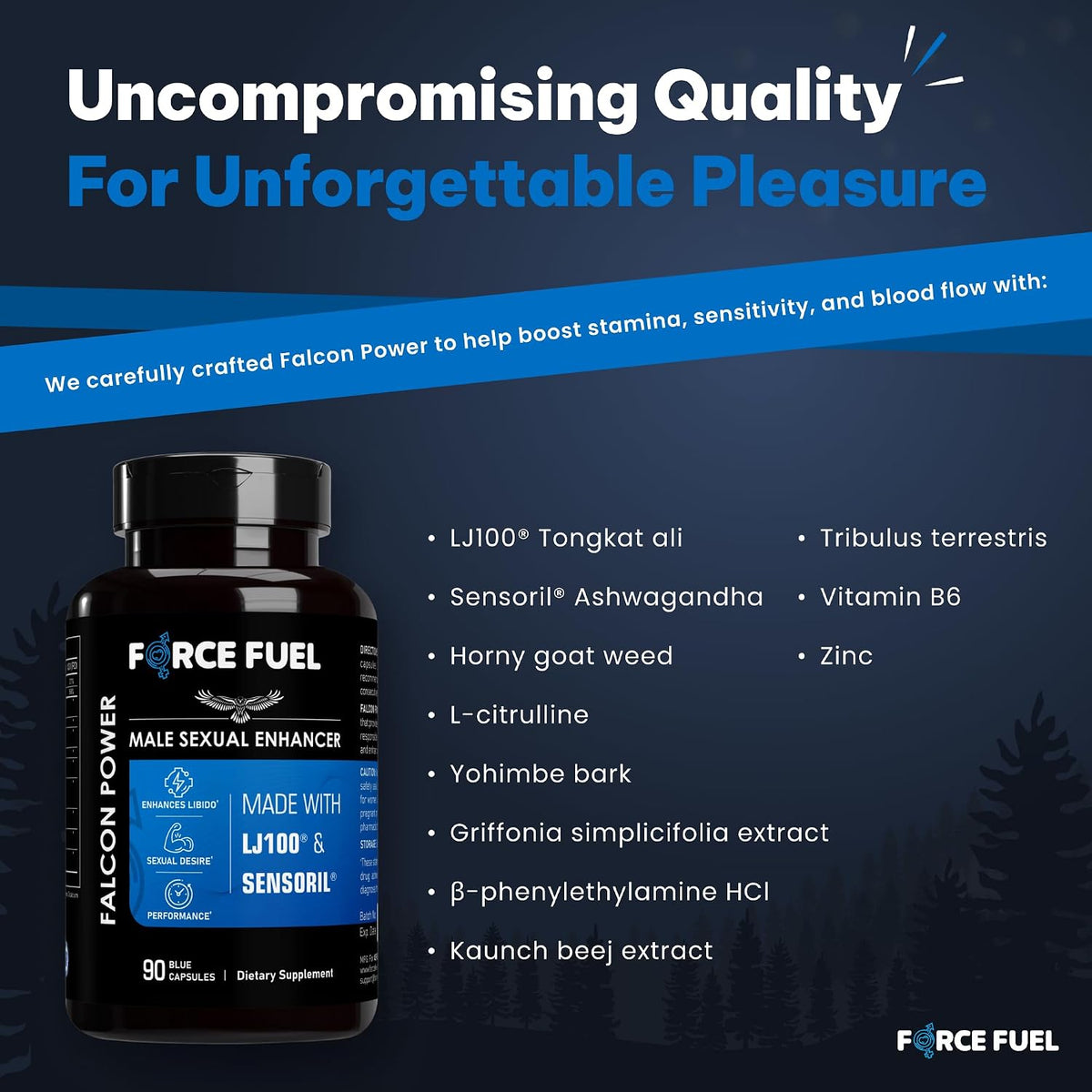 Falcon Power - Complemento Herbal para Hombres (90 Cápsulas) – Image 4