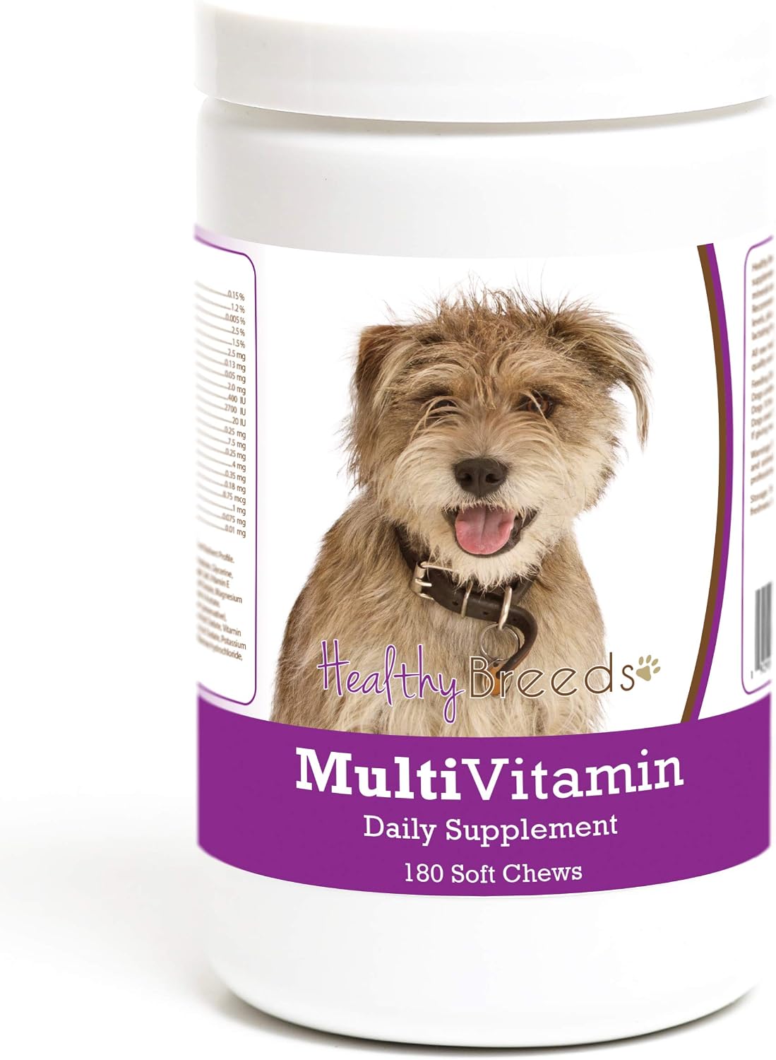 Healthy Breeds Mutt Multivitamínico Masticable para Perros (180 unidades)